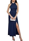 GRACE KARIN Damen Elegant Lange Ballkleider mit Schlitz Ärmelloses Sexy Enges...