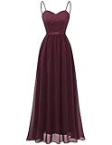 DRESSTELLS Abendkleider Damen Lang Festlich Kleider für Hochzeit Ballkleid...