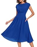 Wedtrend Vintage Kleider Damen Cocktaikleid Kleid Knielang Festlich Damen...