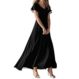 Elegante Abendkleider Damen Abiballkleider Lang Tunika Kleid Sommerkleid Skims...