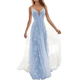 Abendkleider Elegant Für Hochzeit Jugendweihe Kleider Satin Kleid Damen Wedding...