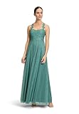 Vera Mont Damen Abiballkleid mit Spitze 38, Bright Eucalyptus