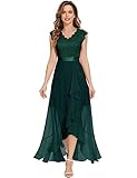 Dressystar Damen Elegant Abendkleider Hochzeit V-Ausschnitt Ballkleider Maxi...