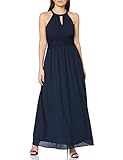 Vila Damen Vimilina Halterneck Maxi Dress - Noos Kleid, Total Eclipse, 44 EU