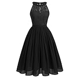 Abendkleider Elegant für Hochzeit Damen 50er Jahre Rockabilly Neckholder Swing...