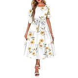Angebote Damen Sommerkleid Große Größen Kleider Elegante Ballkleid Mutter...