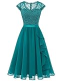Wedtrend Abendkleider Kurz Elegant für Hochzeit Kleid A Linie Festlich...